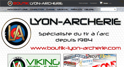 Desktop Screenshot of boutik-lyon-archerie.com